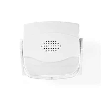 Nedis Bevegelsesdetektor Alarm | Batteri drevet | 3x AAA/LR03 | 80 dB | Detektorrekkevidde: 1.10 m | Detektorvinkel: 10 ° | Tak / Vegg | Hvit
