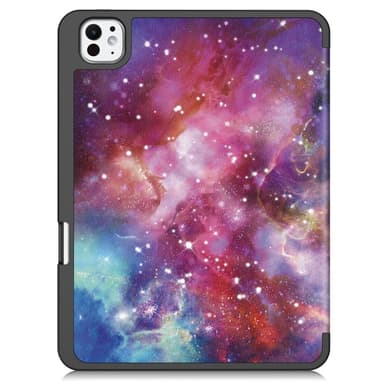 Til iPad Pro 11 (2024) Slim Fit Trifoldbart deksel Pennebrett - Galaxy