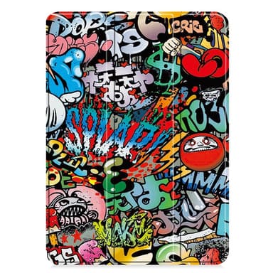 Til iPad Pro 11 (2024) Trippeldeksel med smal passform - Graffiti