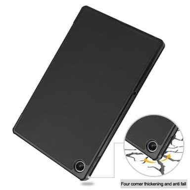 Tri-fold Deksel til Lenovo Tab M10 Plus Gen 3 - Svart