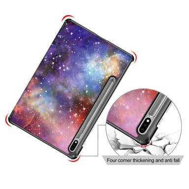 Slim Fit Dekseldeksel Til Samsung Galaxy Tab S7 FE/Tab S7 Plus/Tab S8+ - Plass