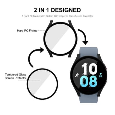 ENKAY Hat Prince Samsung Galaxy Watch5 44mm Deksel/Deksel+Glass
