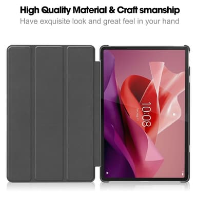 Tri-fold Veske til Lenovo Tab P12 - Svart