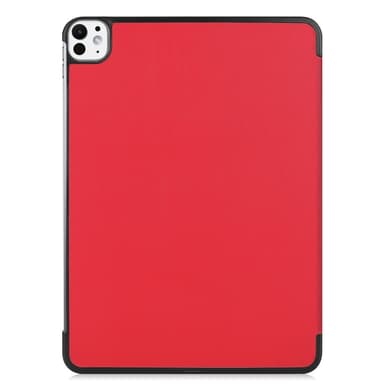 Til iPad Pro 11 (2024) Slim Fit Tri-Foldbart Deksel - Rød