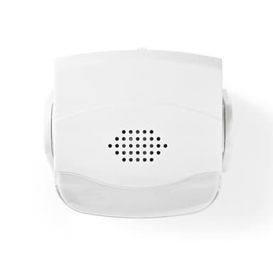 Nedis Bevegelsesdetektor Alarm | Batteri drevet | 3x AAA/LR03 | 80 dB | Detektorrekkevidde: 1.10 m | Detektorvinkel: 10 ° | Tak / Vegg | Hvit
