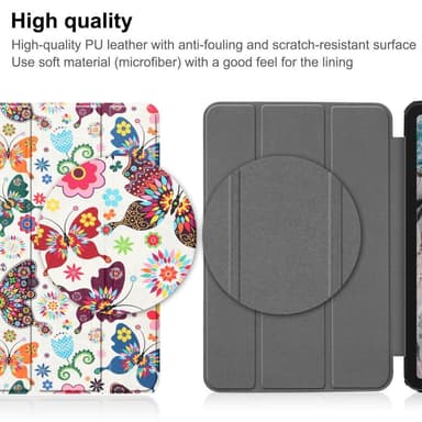 Slim Fit Dekseldeksel Til Nokia T20 - Sommerfugler