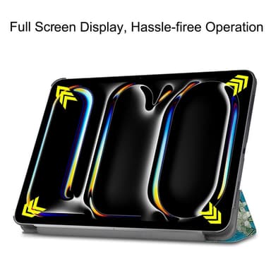 Til iPad Pro 11 (2024) Trippeldeksel med smal passform - Blossom
