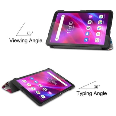 Trifoldbart deksel til Lenovo Tab M7 (3rd Gen) - Sommerfugler