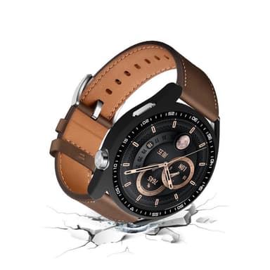 Huawei Watch GT 3 46mm svart ramme med herdet glass