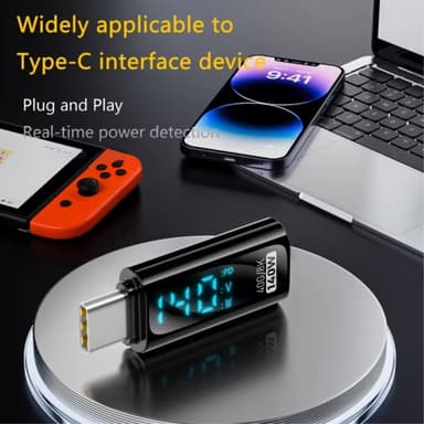 For iPhone-adapter kvinnelig til USB-C mannlig hurtigladedata