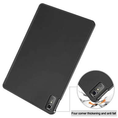 Tri-fold Veske til Lenovo Tab M10 5G - Svart