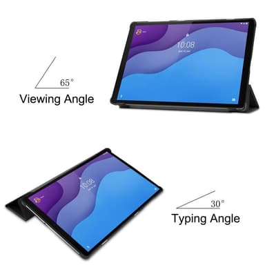 Tri-fold Veske til Lenovo Tab M10 HD Gen 2 - Svart