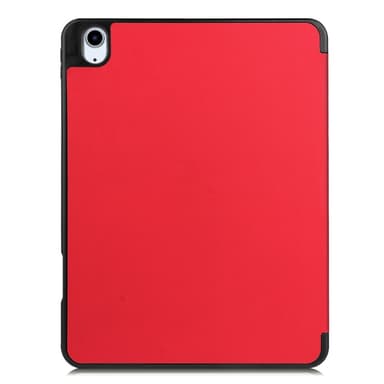 Til iPad Air 11 (2024) Slim Fit Tri-Foldbart Etui Pennebrett - Rød