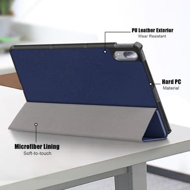 Tri-fold Veske til Lenovo Tab P11 Pro TB-J706F - Blå
