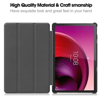 Tri-fold Veske til Lenovo Tab M10 5G - Svart