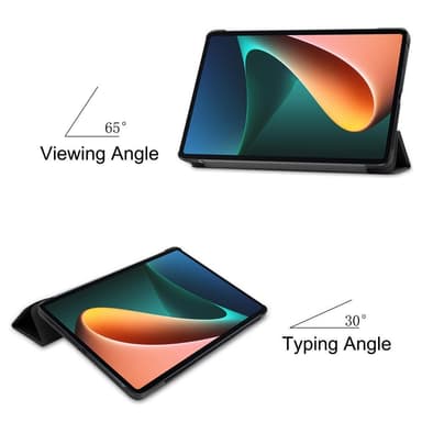 Slim Fit Deksel Til Xiaomi Pad 5 med Sleep/Wake Up - Svart