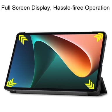 Slim Fit Deksel Til Xiaomi Pad 5 med Sleep/Wake Up - Svart