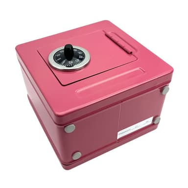 Safe Box med Kodelås Sikkerhetsboks - Rosa