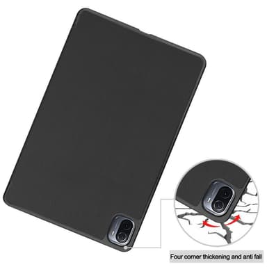 Slim Fit Deksel Til Xiaomi Pad 5 med Sleep/Wake Up - Svart