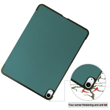 Til iPad Air 11 (2024) Slim Fit Tri-Foldbart Deksel - Grønn