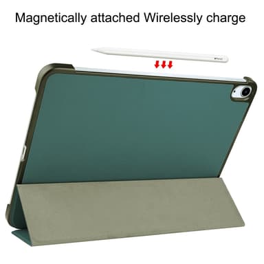 Til iPad Air 11 (2024) Slim Fit Tri-Foldbart Deksel - Grønn
