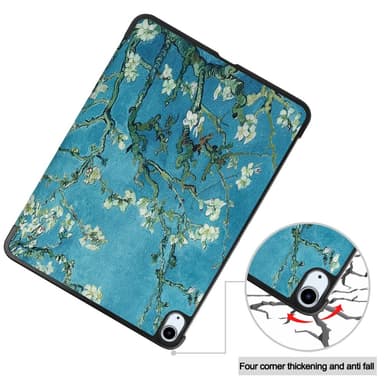 Til iPad Air 11 (2024) Trippeldeksel med smal passform - Blossom
