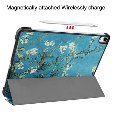 Til iPad Air 11 (2024) Trippeldeksel med smal passform - Blossom