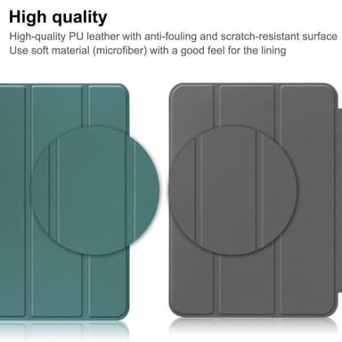 Apple iPad 10.9 2022 Slim Fit Trifoldbart deksel Pennebrett - Grønn