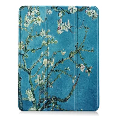 Til iPad Air 11 (2024) Slim Fit Trifoldbart deksel Pennebrett - Blossom