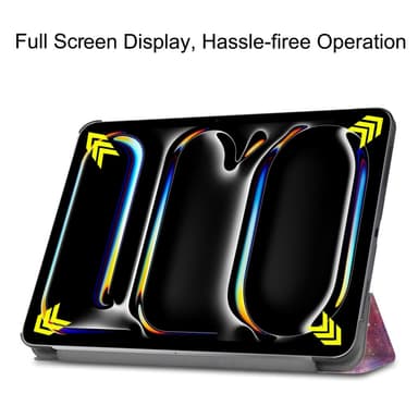 Til iPad Pro 11 (2024) Trippeldeksel med smal passform - Galaxy
