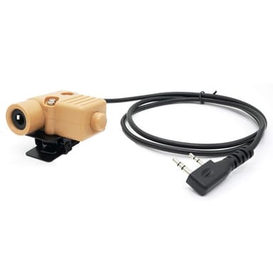 for Baofeng Kenwood HYT TYT HAM Radio Walkie Talkie U94 PTT-hodesettadapter