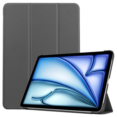 Til iPad Air 13 (2024) Slim Fit Tri-Foldbart Deksel - Grå