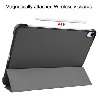 Til iPad Air 13 (2024) Slim Fit Tri-Foldbart Deksel - Grå