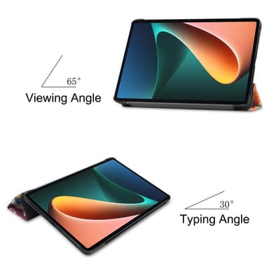 Slim Fit Deksel Til Xiaomi Pad 5 - Sleep/Wake Up - Sommerfugler