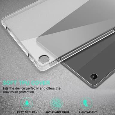 Lenovo Tab M10 Plus (Gen 3) - TPU-deksel Frostet Gjennomsiktig