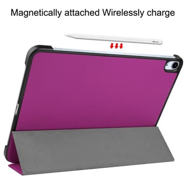 Til iPad Air 11 (2024) Slim Fit Trifoldbart deksel - Lilla