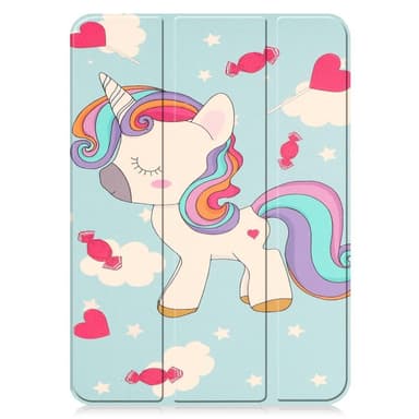 Apple iPad 10.9 2022 Trippeldeksel med smal passform - Enhjørning