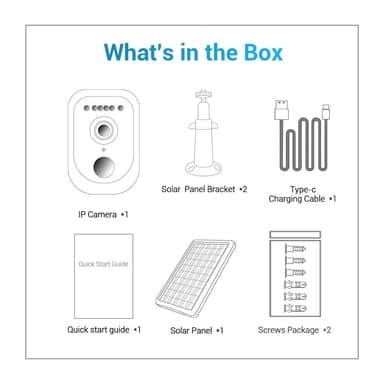 ESCAM QF370 3MP WiFi-kamera PIR nattsyn IP-kamera Solcellepanel