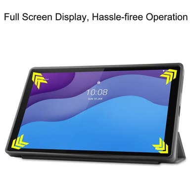 Tri-fold Deksel til Lenovo Tab M10 HD Gen 2 - Grå