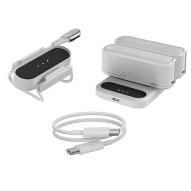 2x5000mAh Eksternt batteri Strømbank Dock Quest 2 3 Pico 2 3 VR