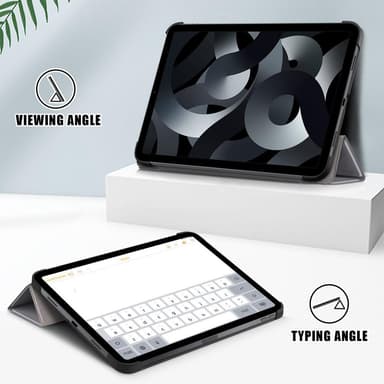 Apple iPad 10.9 2022 Slim Fit Trefoldelig Deksel - Grå