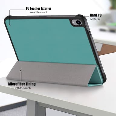 Apple iPad 10.9 2022 Slim Fit Trifoldbart Deksel - Grønn