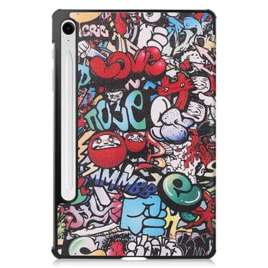 Slim Fit Dekseldeksel Til Samsung Galaxy Tab S9 FE - Graffiti