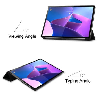 Tri-fold Deksel til Lenovo Tab P12 Pro - Svart