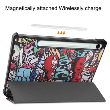 Slim Fit Dekseldeksel Til Samsung Galaxy Tab S9 FE - Graffiti