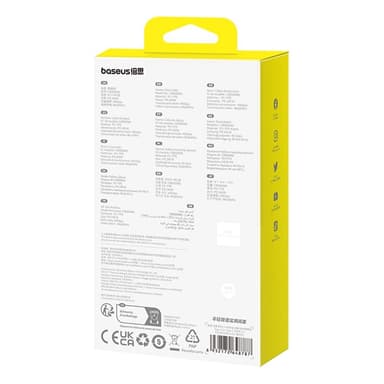 BASEUS Superior 1M hurtigladekabel 240W USB-C til USB-C