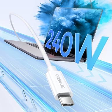 BASEUS Superior 1M hurtigladekabel 240W USB-C til USB-C