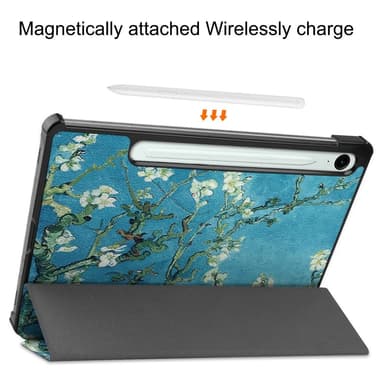 Slim Fit Dekseldeksel Til Samsung Galaxy Tab S9 FE - Blossom