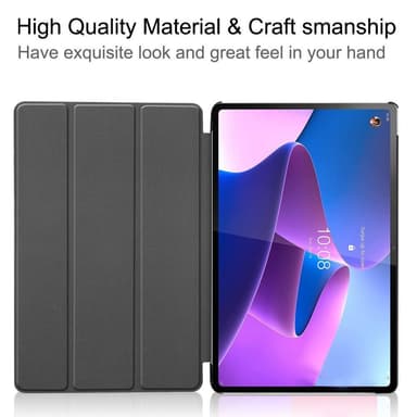 Tri-fold Deksel til Lenovo Tab P12 Pro - Svart