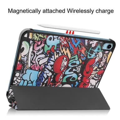 Apple iPad 10.9 2022 Trippeldeksel med smal passform - Graffiti